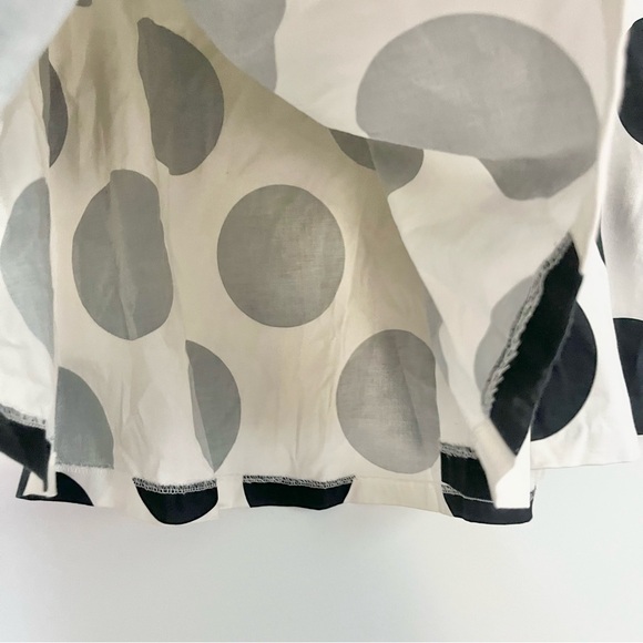 Lane Bryant Plus Women’s Skirt Polka Dotted Pleated Black White Career Wear 18 - Picture 6 of 7